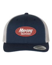 Load image into Gallery viewer, Mersey Trucker Hat - Navy/Silver
